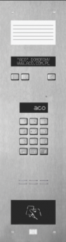 Panel domofonowy  (Centrala Master), do instalacji cyfrowych do 1020 lokali, ACO INSPIRO 14+ ACO
